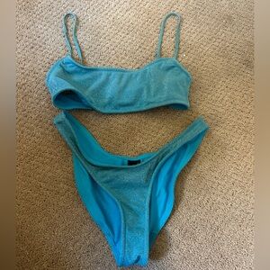 Sparkly triangl bikini